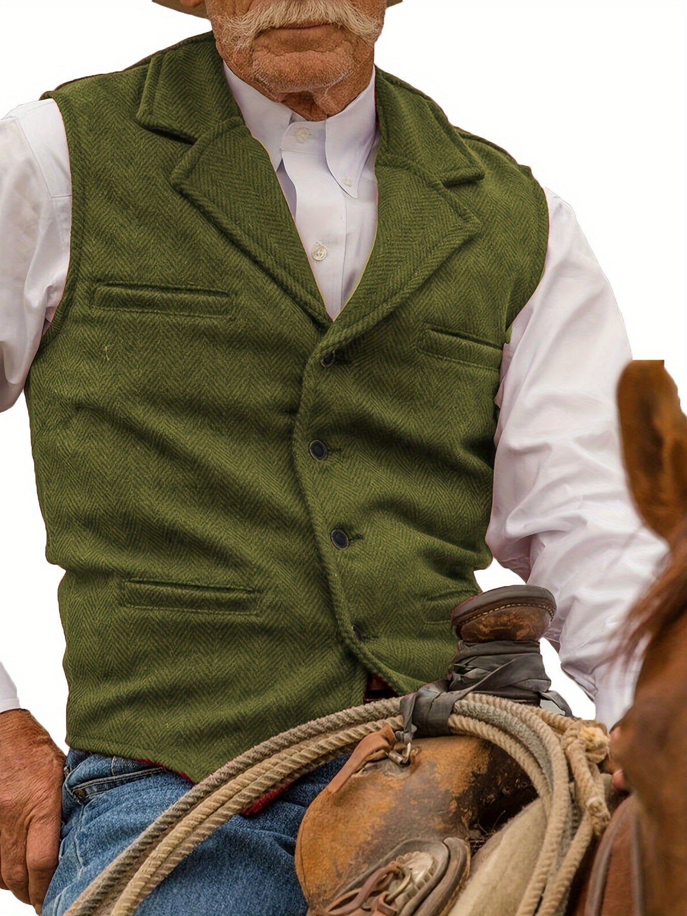 Men's Heritage Herringbone Vest