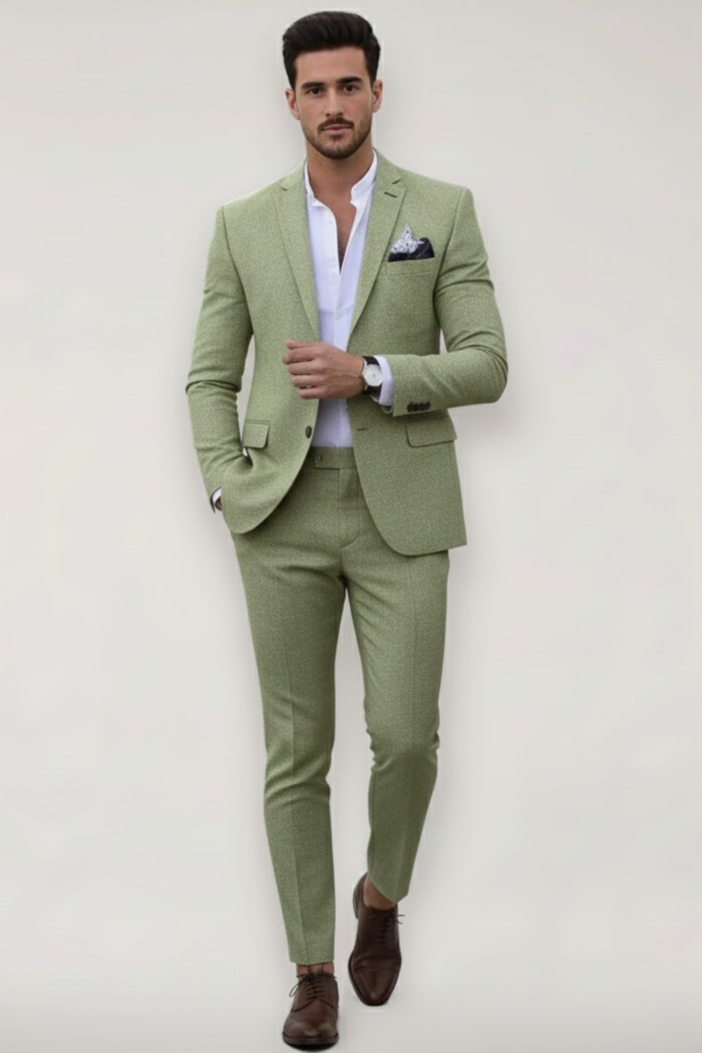 Men's Spring Slim Fit Two-Piece Suit Set | Formal Occasion Set