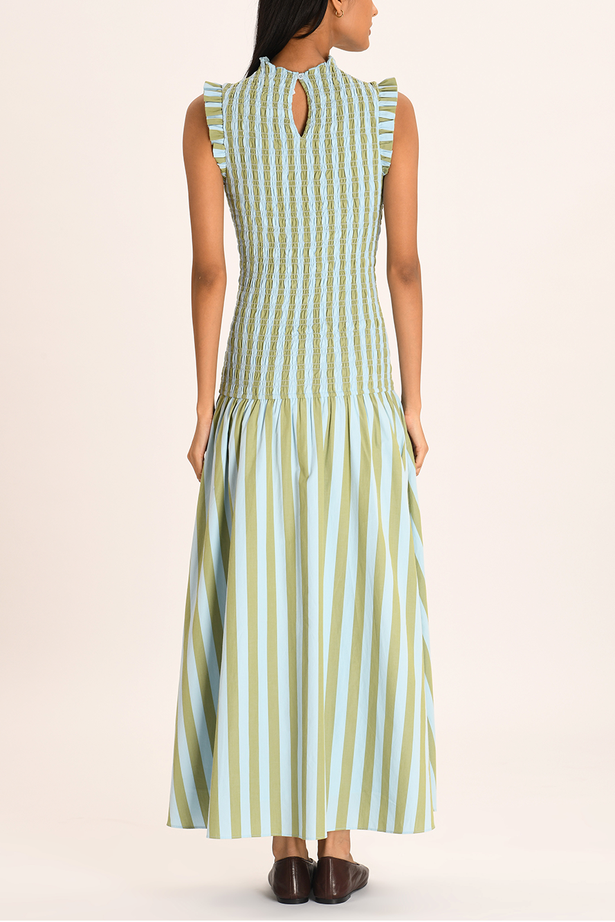 Women's Green Maxi Dress | Elegant Evening & Wedding Guest Dress