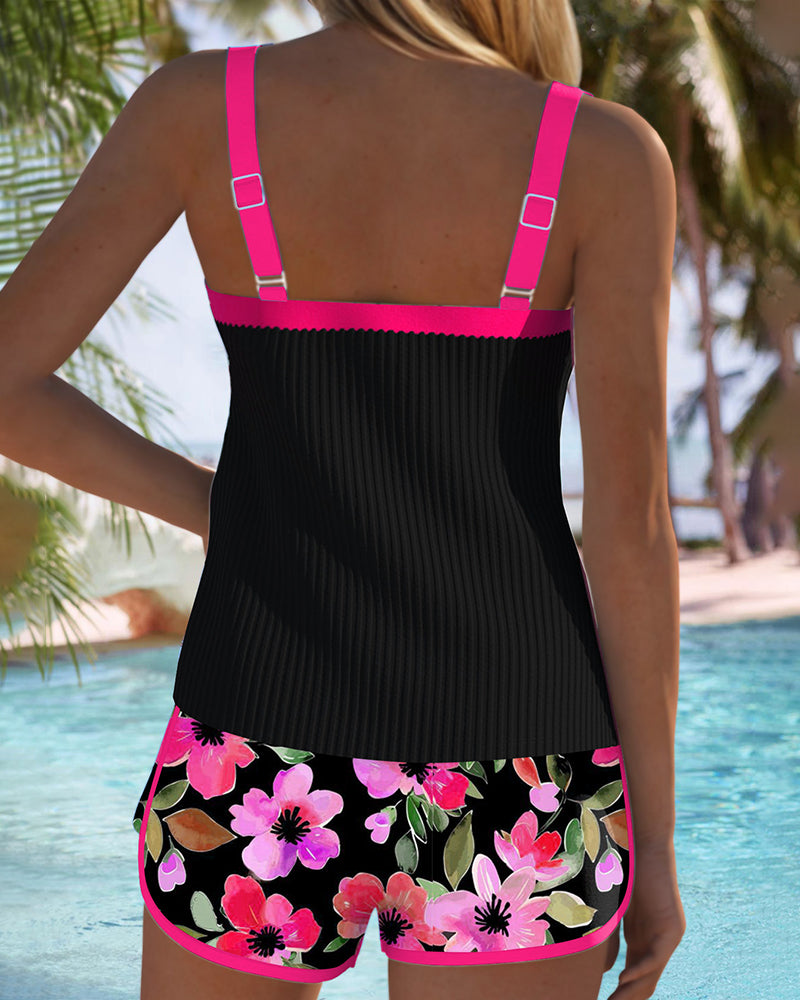 Women's Tummy Control Tankini Set | Flattering Two-Piece Swimwear