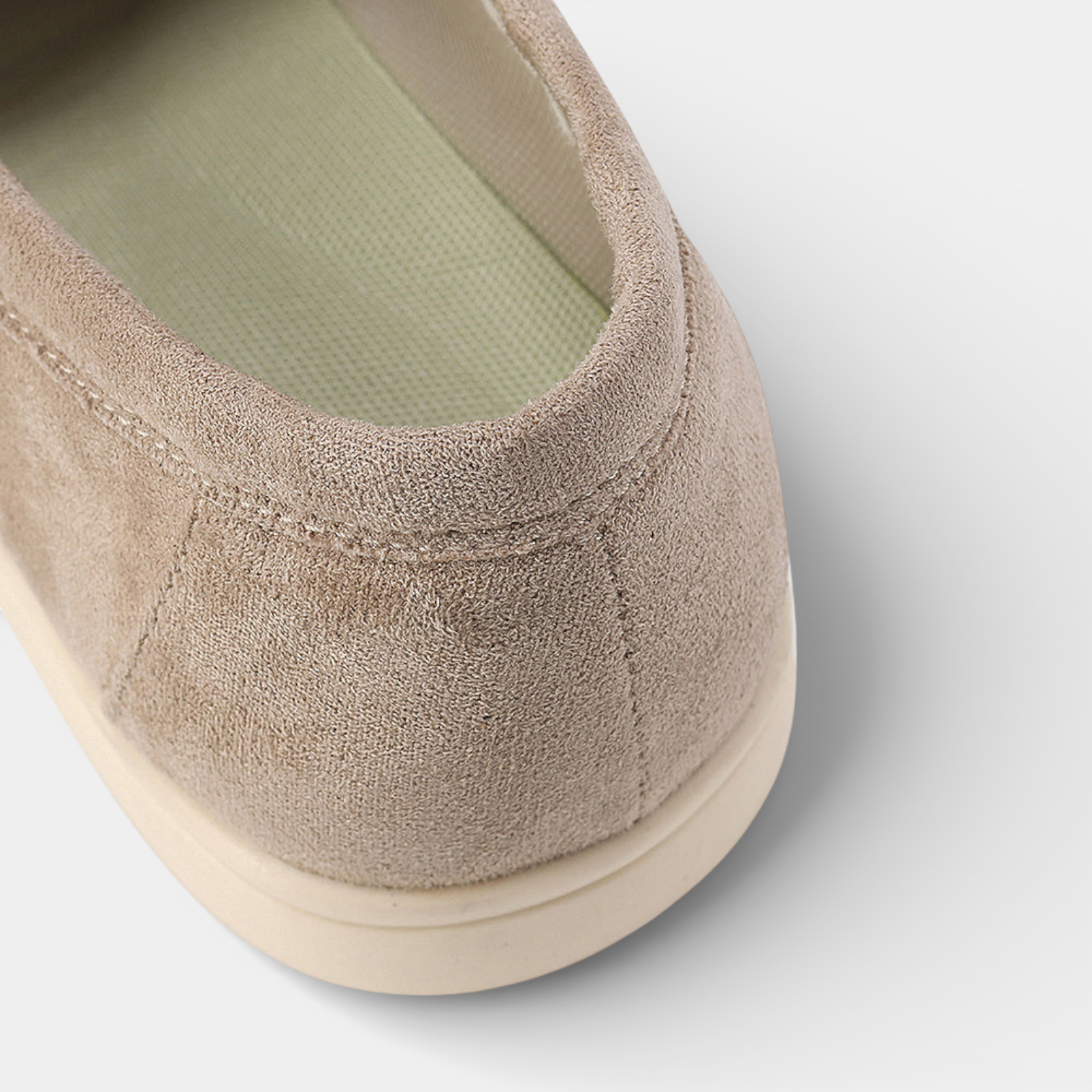 mens suede loafers | comfortable luxury summer shoes - side view