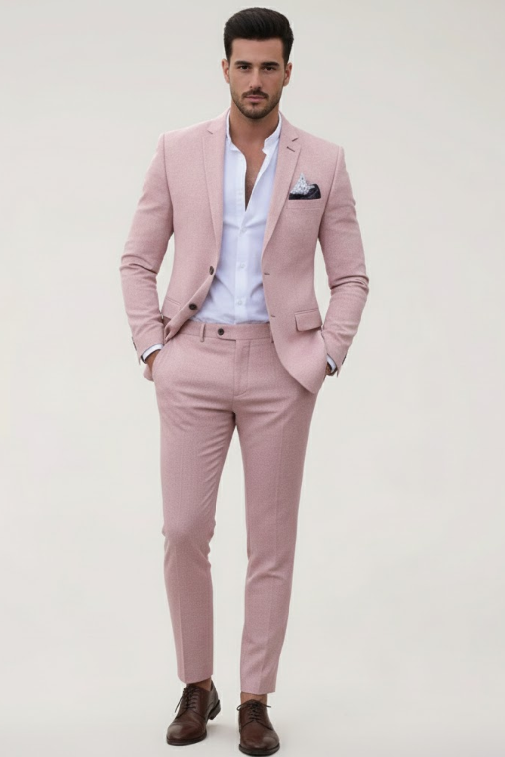 Men's Spring Slim Fit Two-Piece Suit Set | Formal Occasion Set