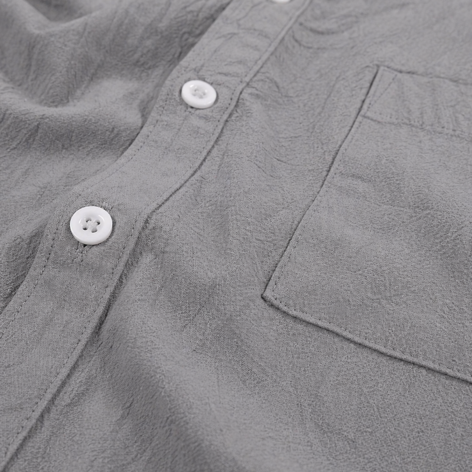 mens linen summer set | matching shirt and pants outfit - alternate view