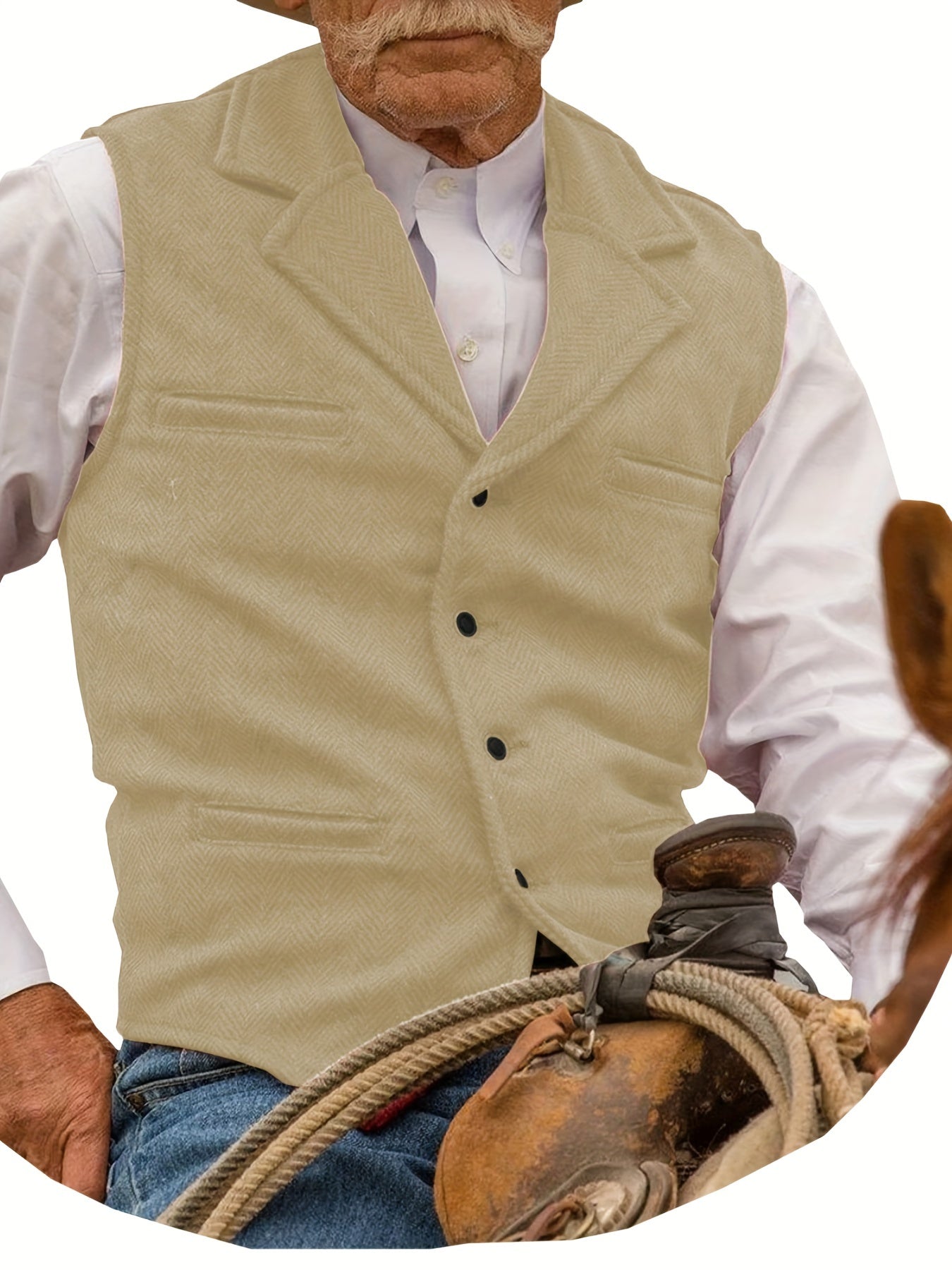 Men's Heritage Herringbone Vest