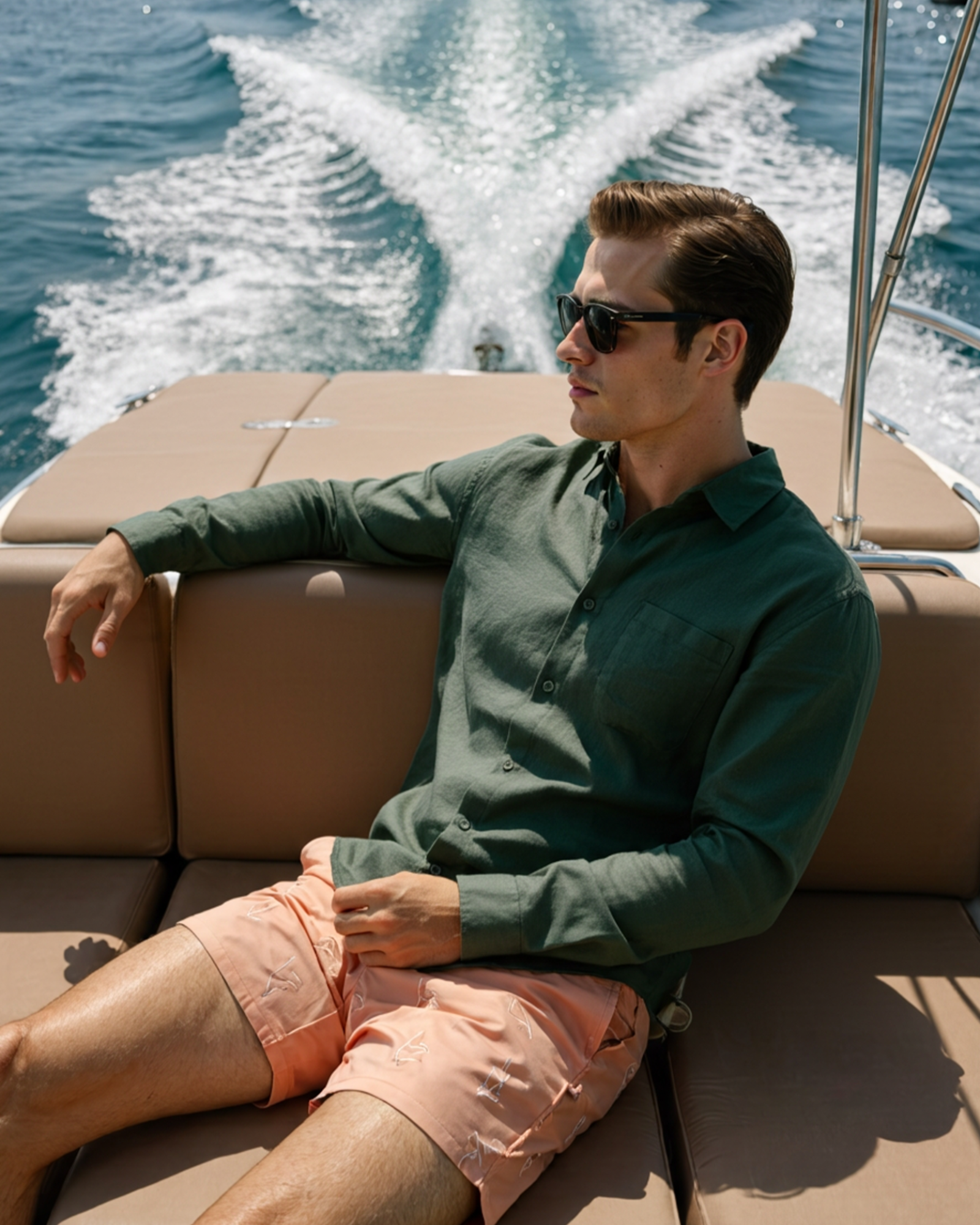 Men's Linen Long Sleeve Shirt | Breathable Casual Summer Top