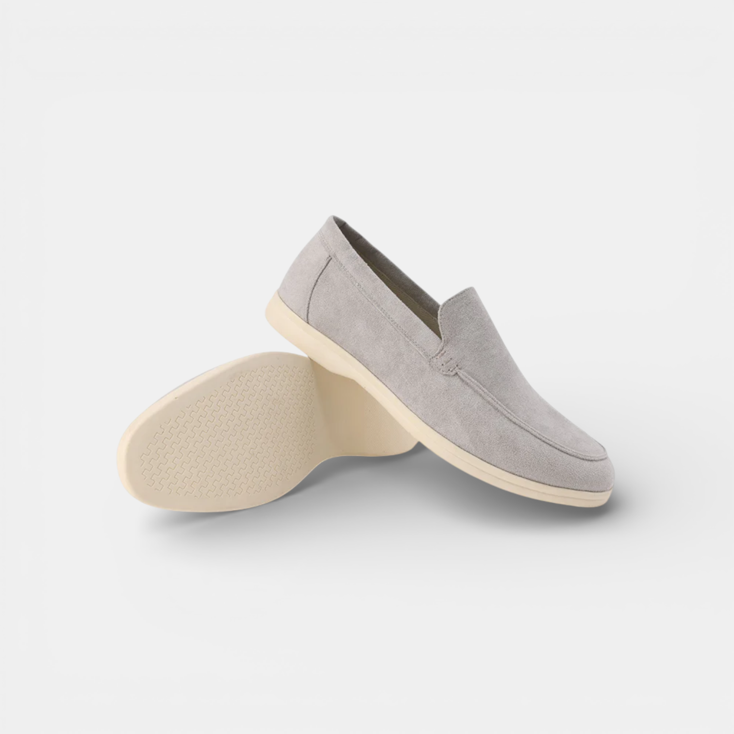 mens suede loafers | comfortable luxury summer shoes - alternate view