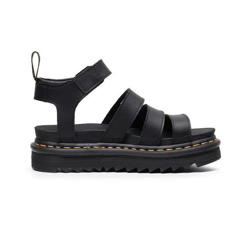 Women's Strappy Platform Sandals | Cushioned Thick Sole Summer