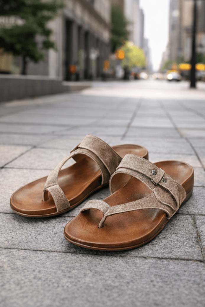 Women's Adjustable Strap Hiking Sandals | Cushioned Outdoor Flat