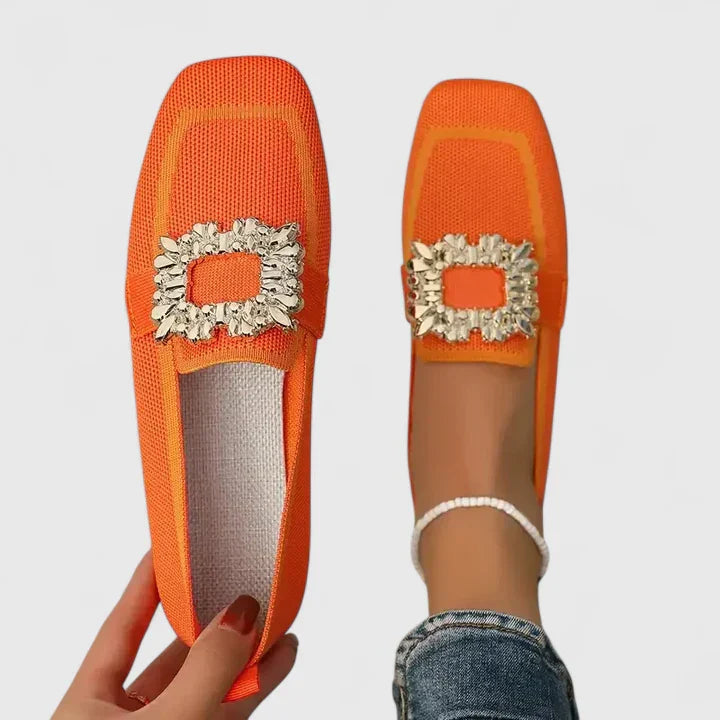 Women's Supportive Cushioned Loafers | Everyday Slip-On Flat Shoes
