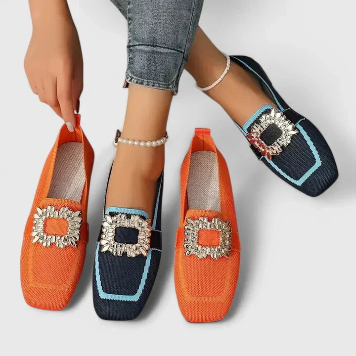 Women's Supportive Cushioned Loafers | Everyday Slip-On Flat Shoes