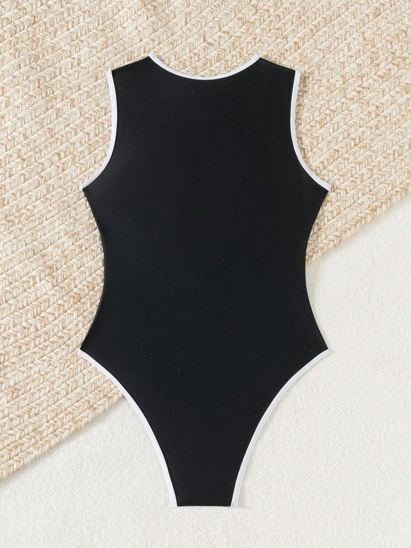 Women's high neck swimsuit - alternate back view