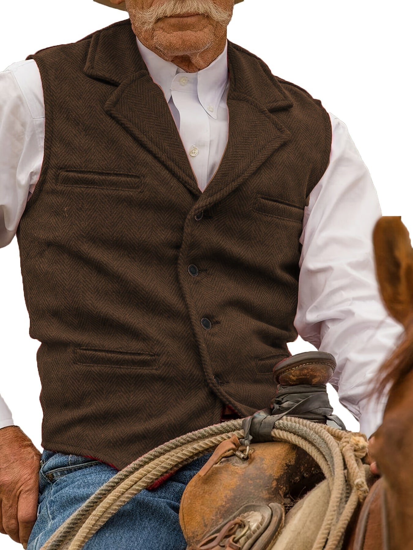 Men's Heritage Herringbone Vest
