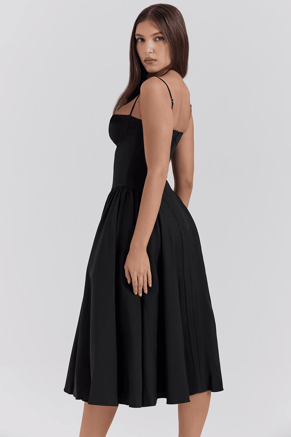Women's Elegant Midi Dress | Formal Casual Everyday Dress
