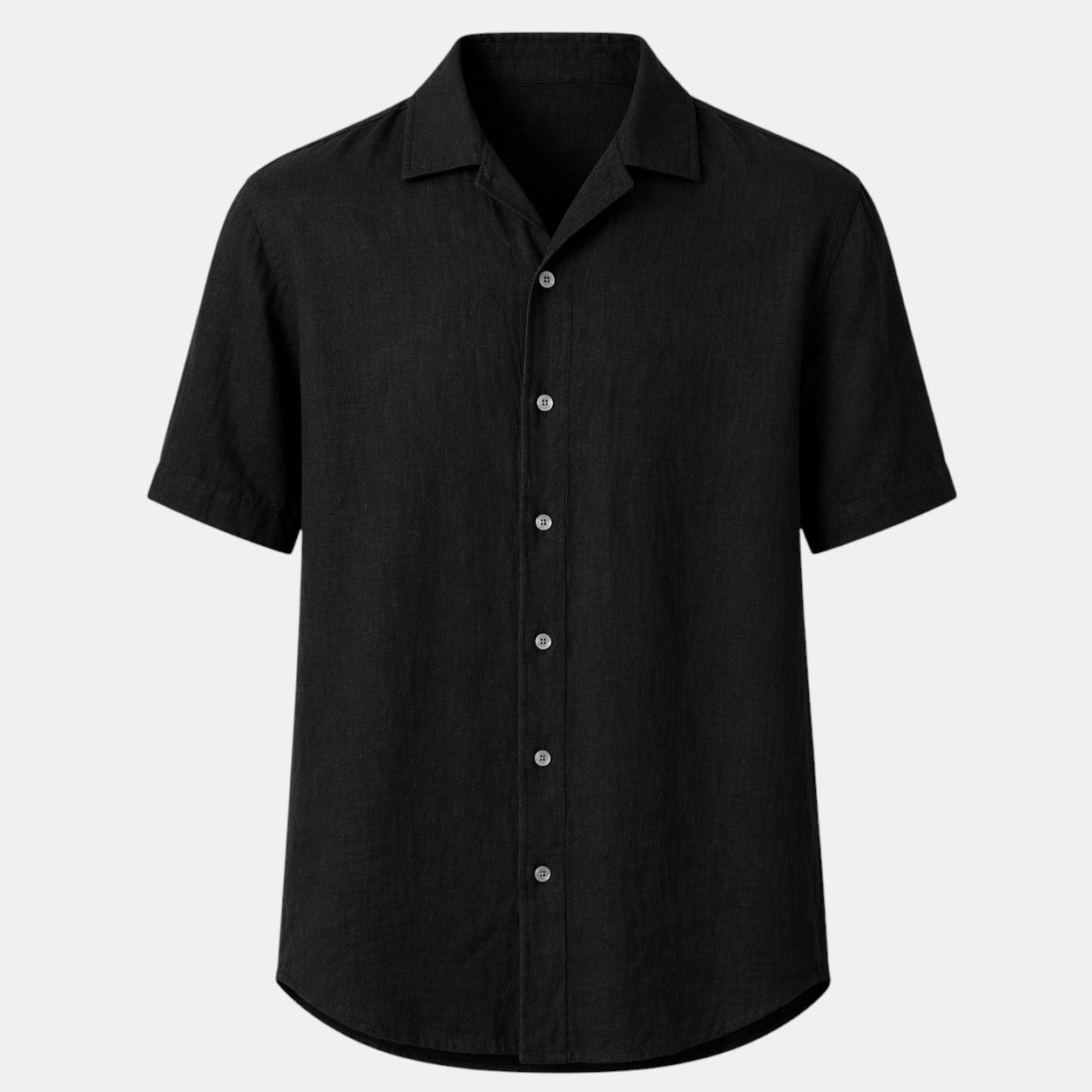 mens short sleeve summer shirt | breathable casual button-up - front view