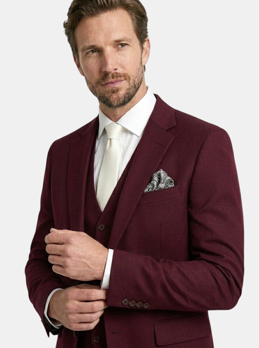 Men's Classic Slim Fit 3-Piece Suit With Vest And Trousers | Wedding Formal Set