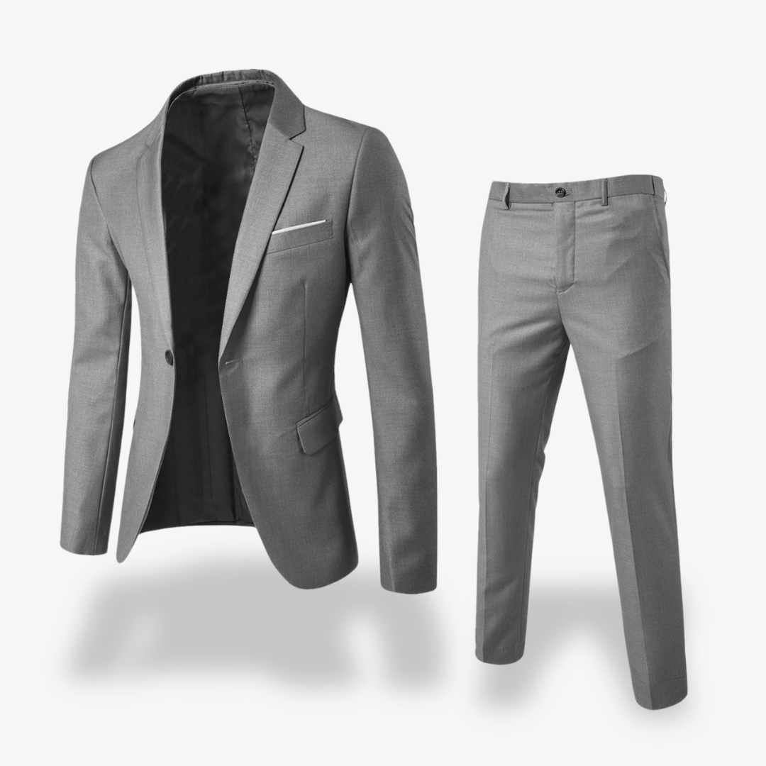 Men's formal suit grey
