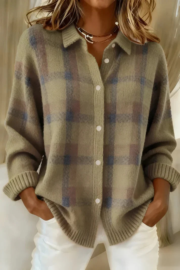 Women's Longline Button-Front Cardigan