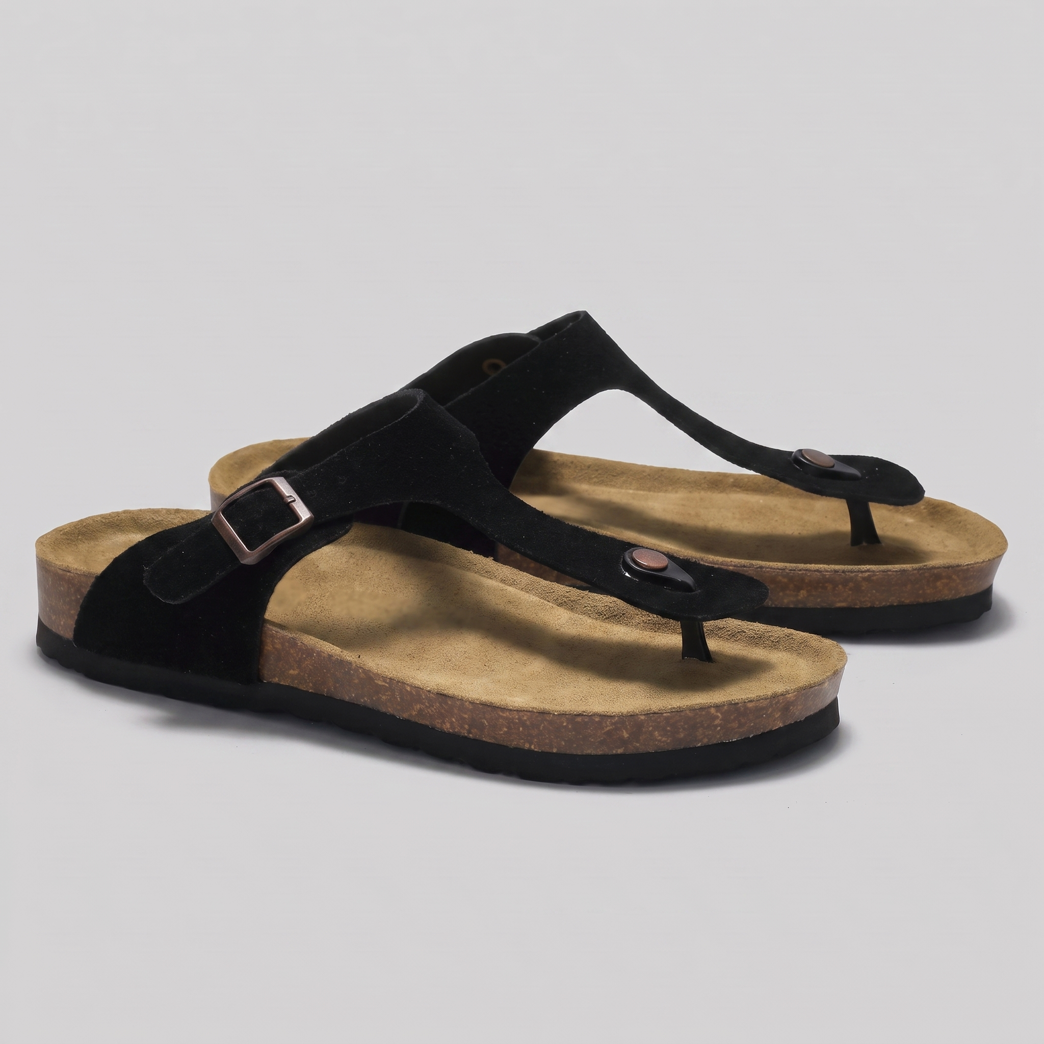 Men's Buckle Strap Slide Sandals - photo 2