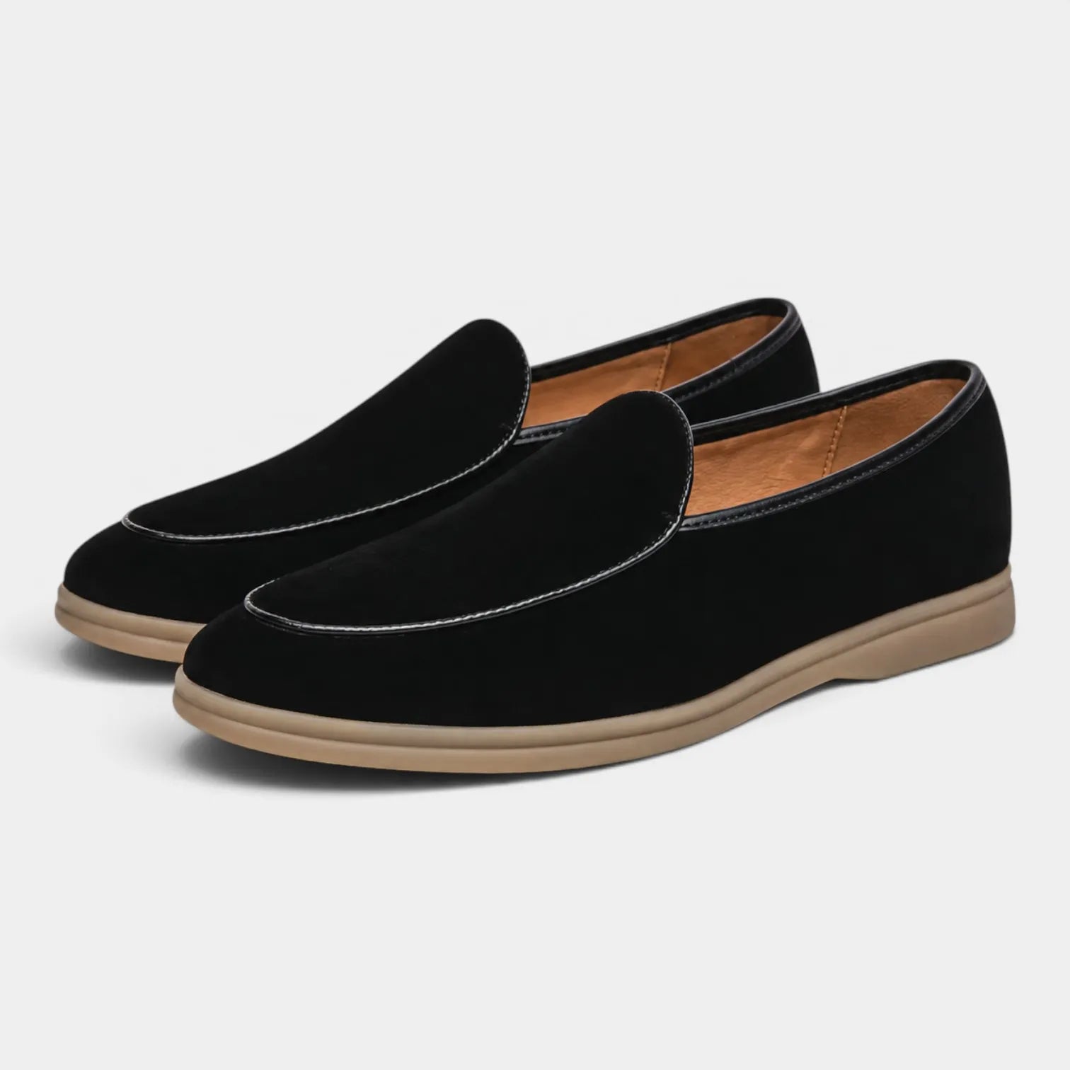 Men's Celrien comfortable suede loafers - detail view