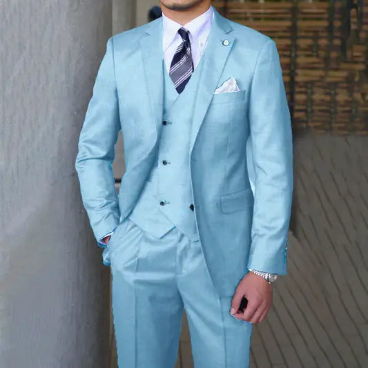 Men's Classic Tailored 3-Piece Formal Suit - photo 11