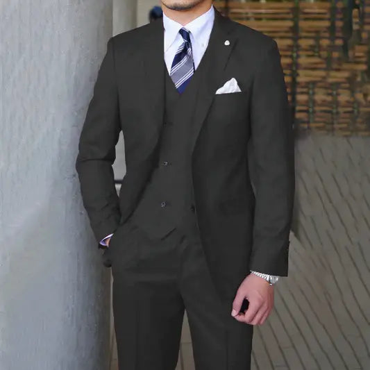 Men's Classic Tailored 3-Piece Formal Suit - photo 12