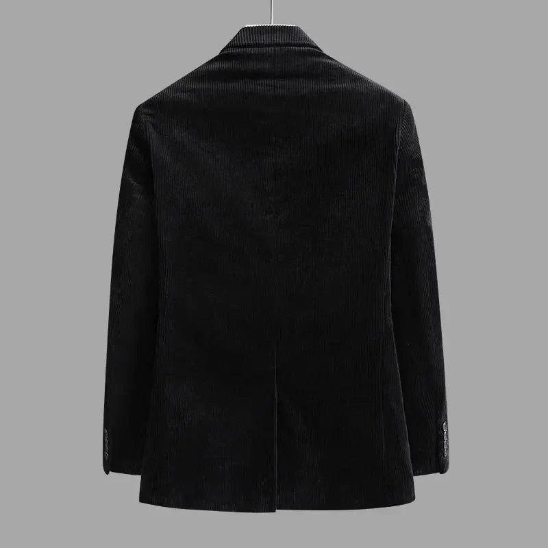 Men's Corduroy Blazer | Notch Lapel Two-Button Patch Pocket
