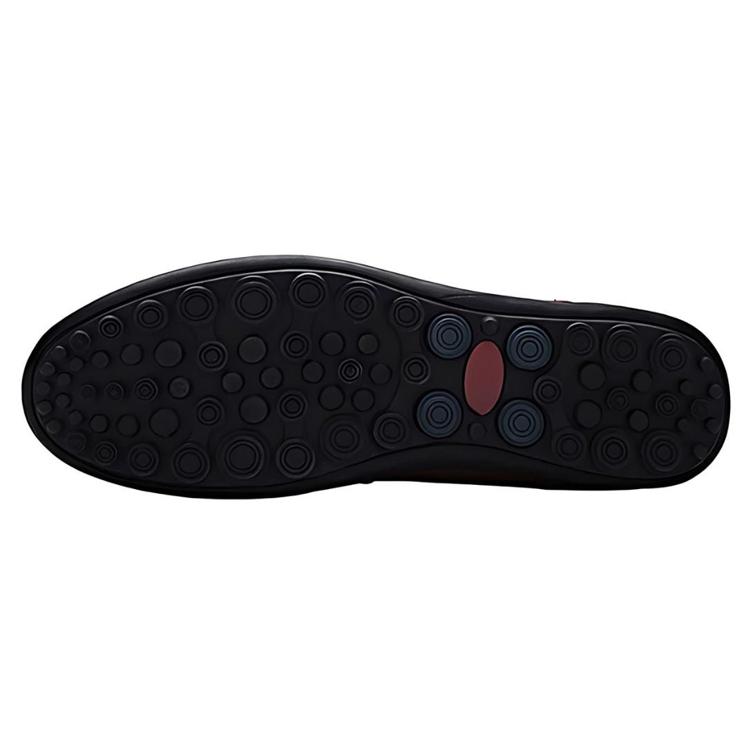 men's genuine leather loafers - alternate view