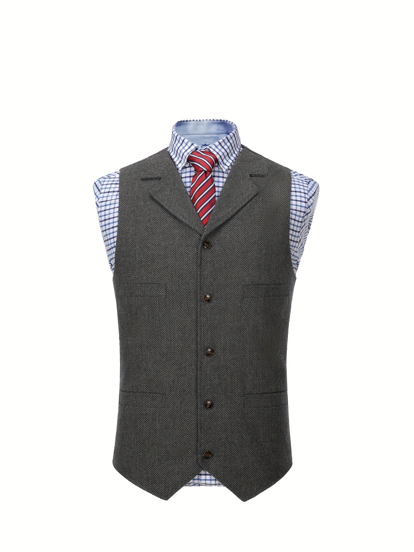 Men's Heritage Herringbone Vest - photo 15