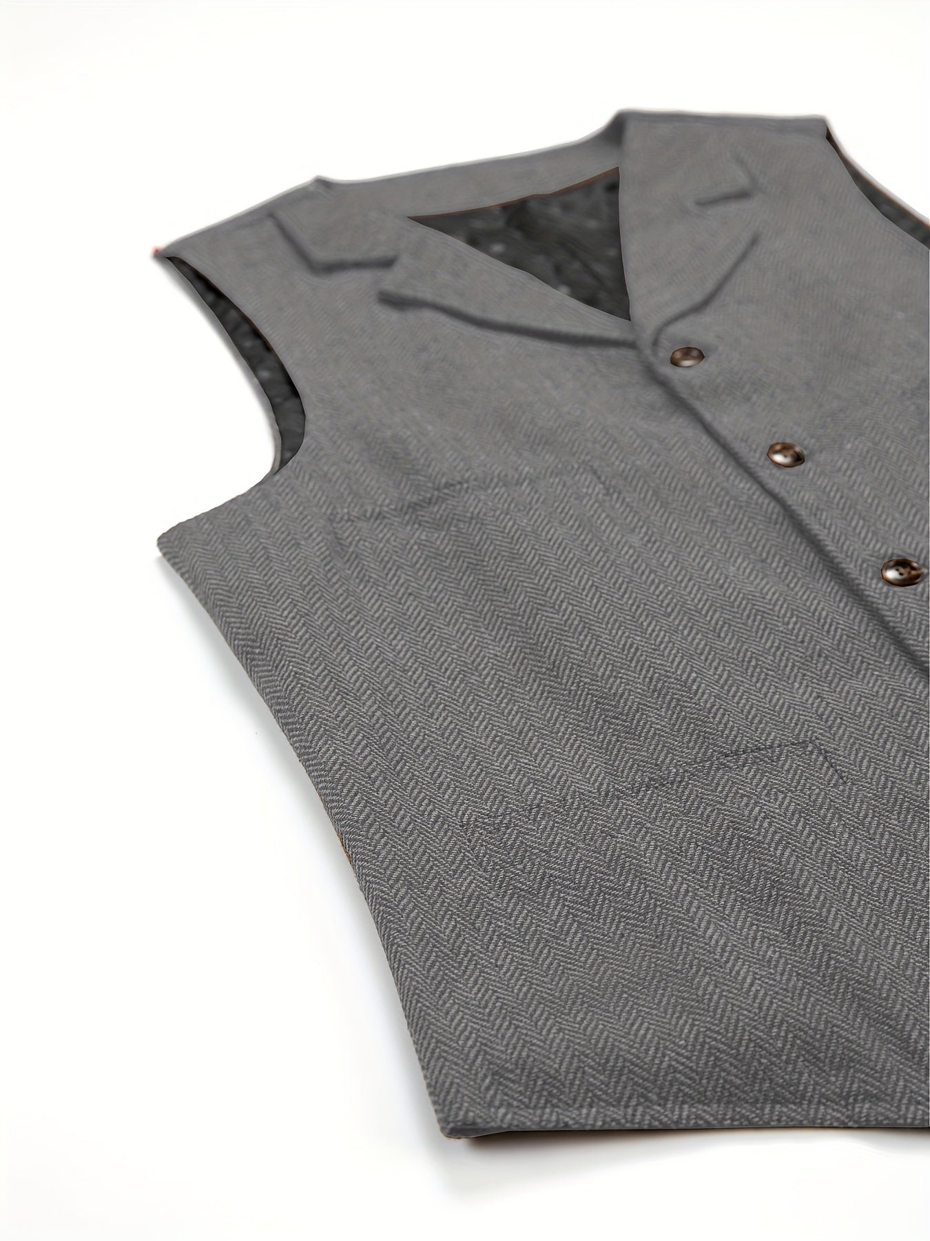 Men's Heritage Herringbone Vest - photo 16