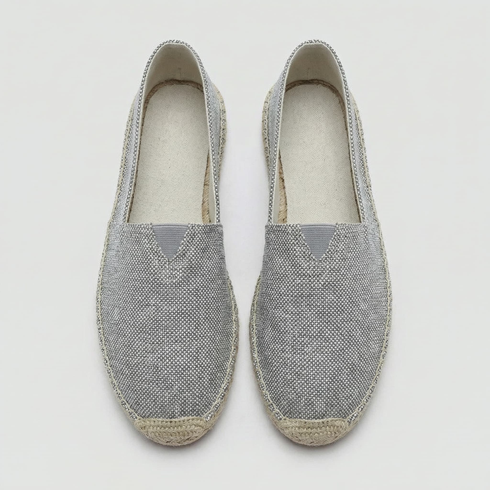 Men's Linen Espadrille Loafers | Lightweight Slip-On Summer Casual Shoes