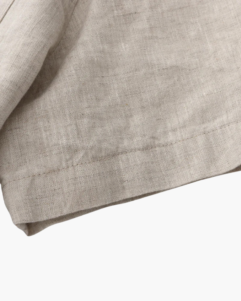 Men's Linen Short Sleeve Shirt | Breathable Casual Summer Top