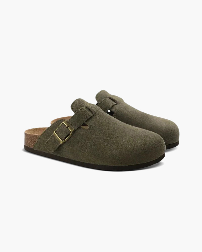 Men's Suede Clogs | Slip-On Casual Footwear