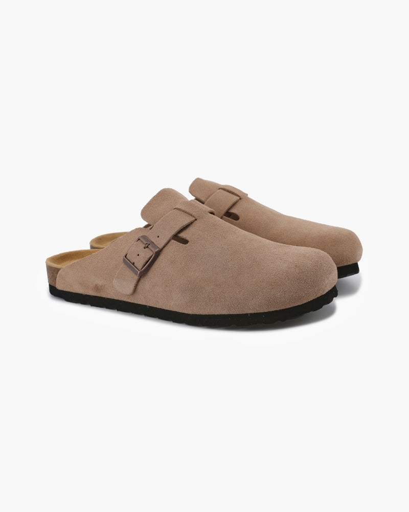 Men's Suede Clogs | Slip-On Casual Footwear