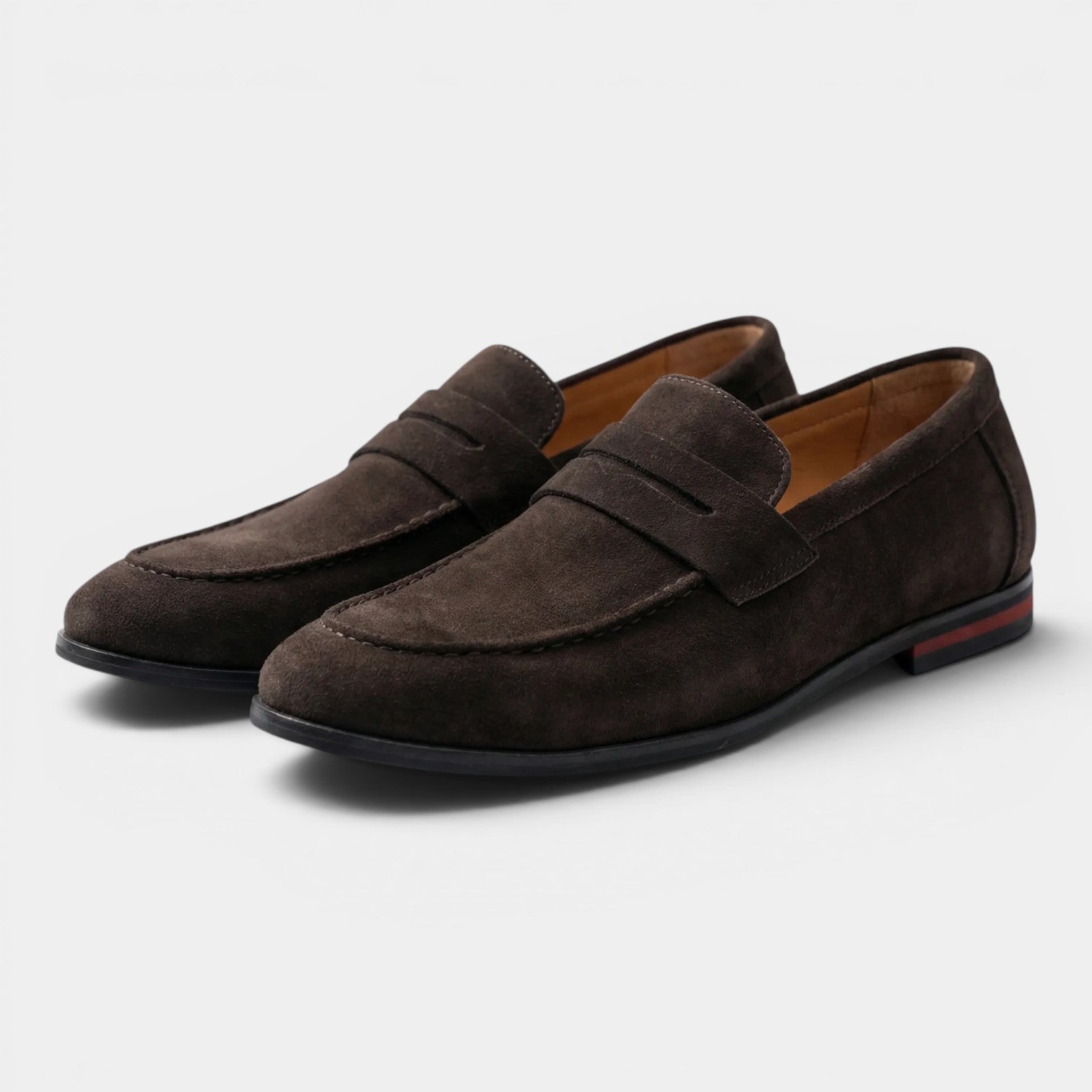 Men's Suede Loafers | Slip-On Comfortable Dress Casual Everyday Shoes