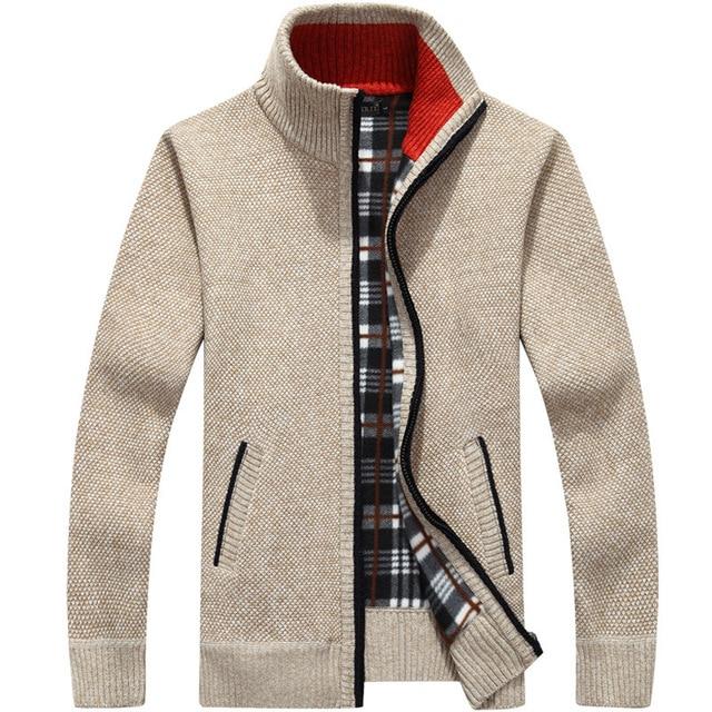 Men's Zip-Up Winter Jacket - photo 1