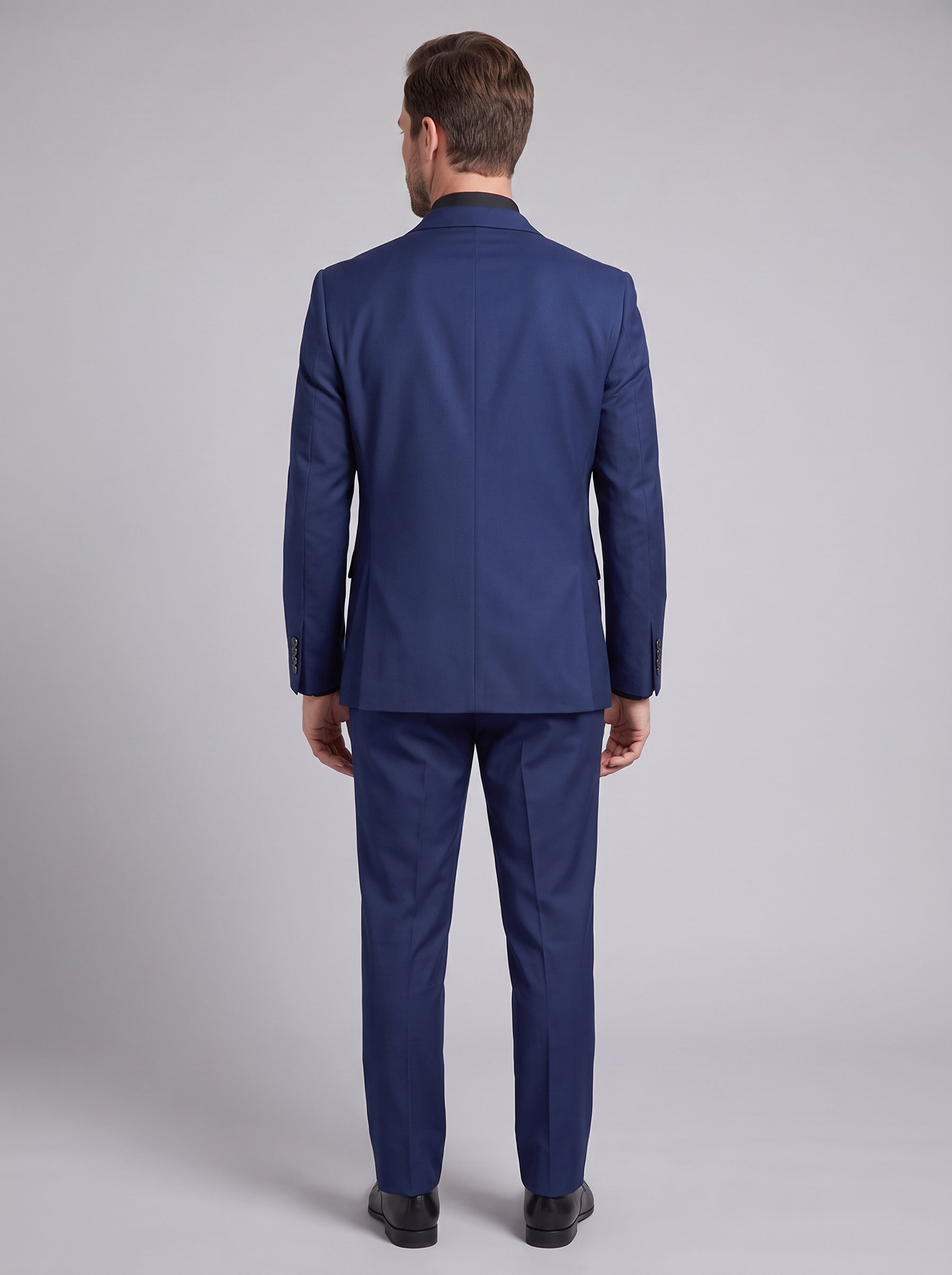 Men's Slim Fit Formal Two-Piece Suit – Notch Lapel Blazer & Trousers