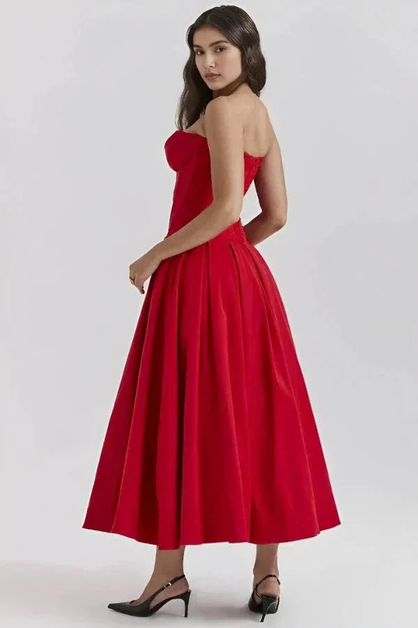 Women's Corset Bodice Ball Gown | Structured Formal Evening Dress