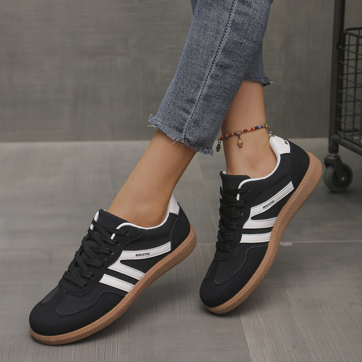 Women's Lightweight Mesh Trainers | Cushioned Slip-On Everyday Shoes