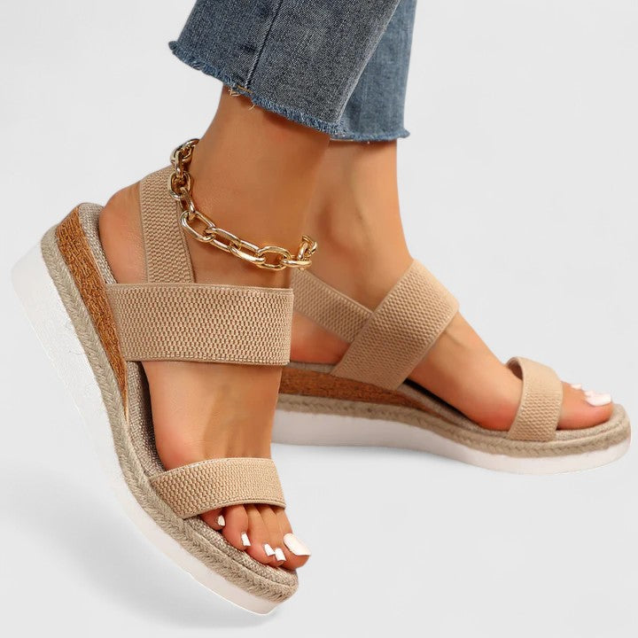 Women's Open Toe Block Heel Sandals | Ankle Strap Casual Sandals