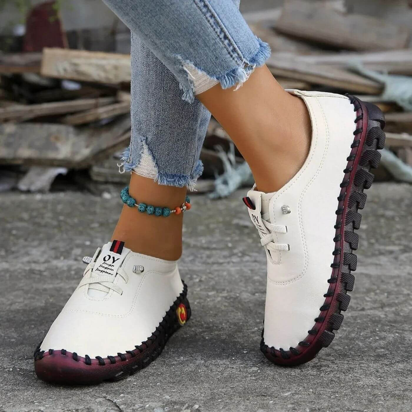 Women's Orthopaedic Mesh Sneakers | Cushioned Arch Support Casual Shoes