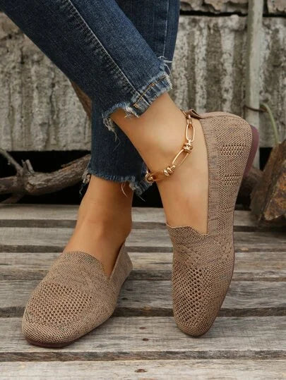 Women's lightweight orthopedic slip-on shoes - side view