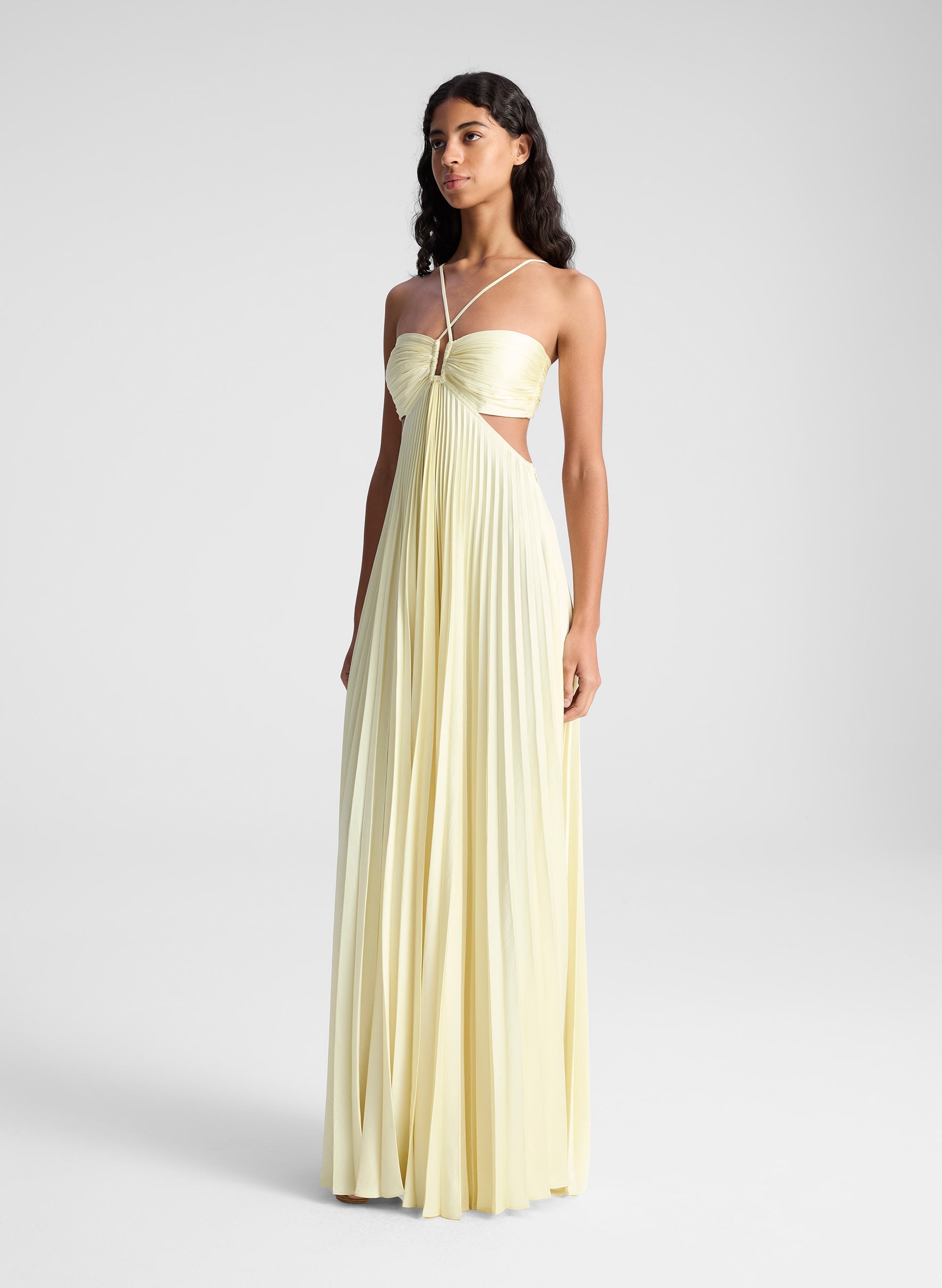 Women's Pleated High-Waist Maxi Skirt | Elegant Formal Skirt