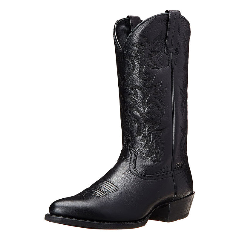 women's pull-on western cowboy boots - worn view