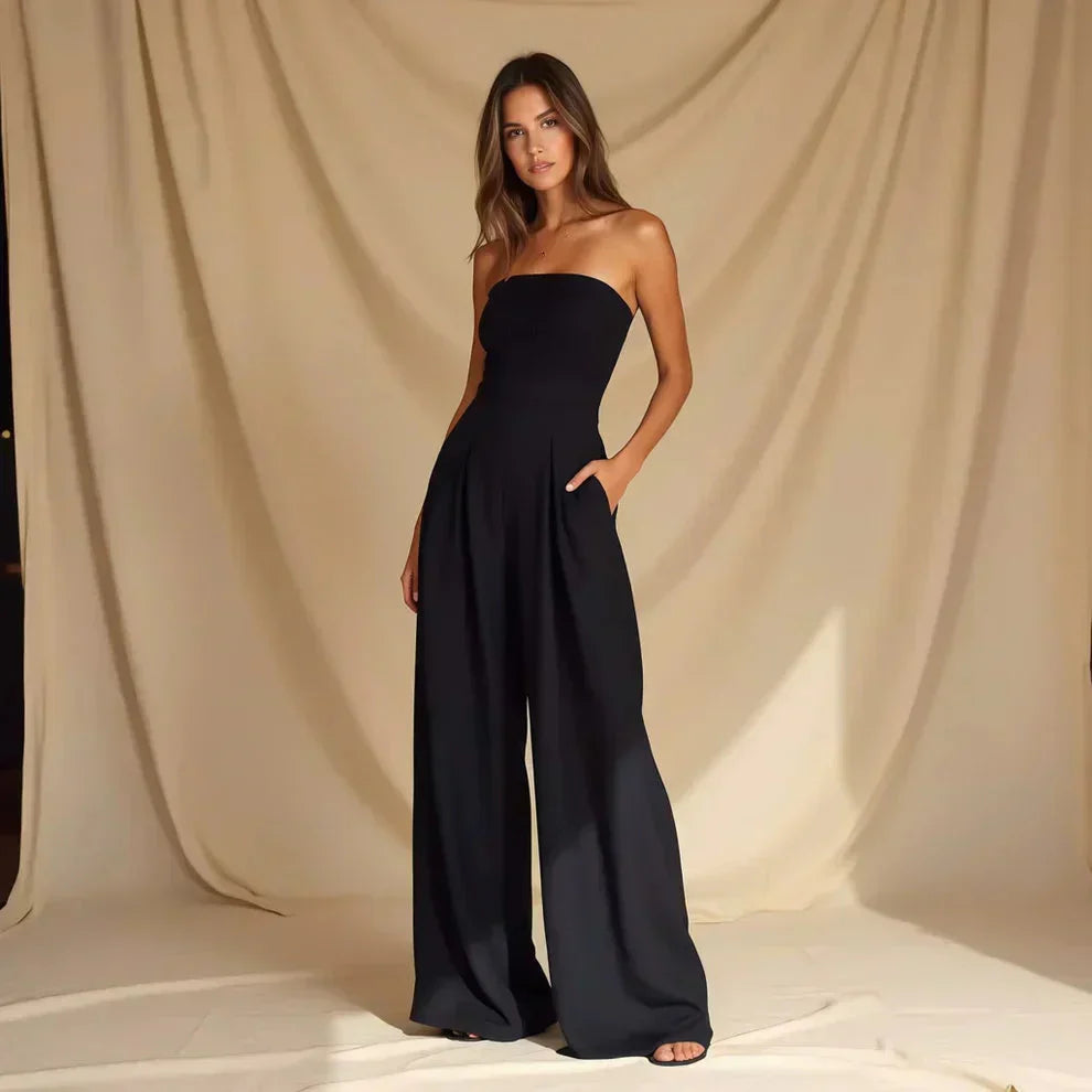 Women's Wide-Leg Jumpsuit | Sleeveless Casual Summer Playsuit
