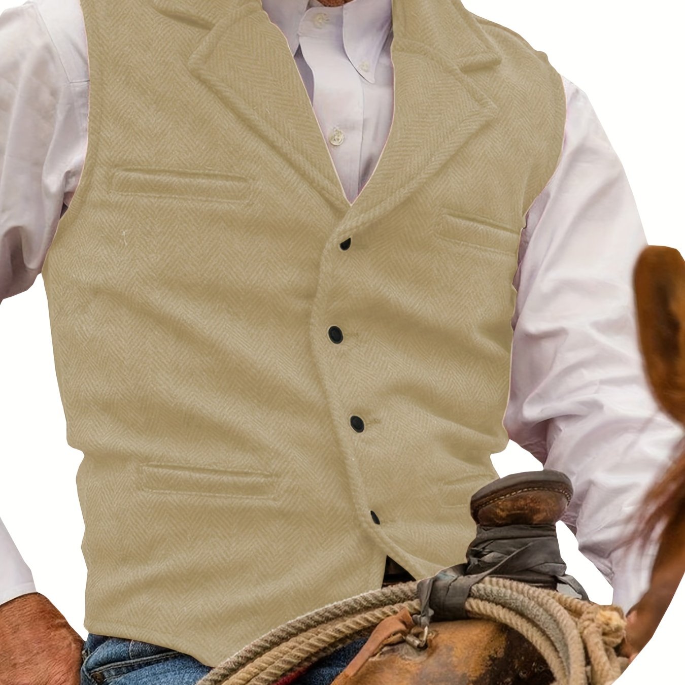 Men's Heritage Herringbone Vest