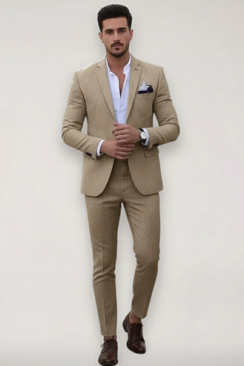 Men's Spring Slim Fit Two-Piece Suit Set | Formal Occasion Set