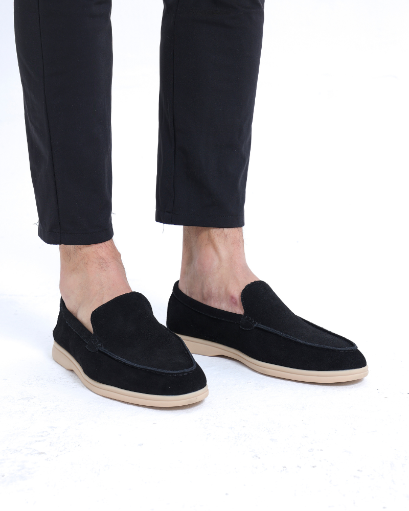 Men's Suede Loafers | Slip-On Dress Casual Shoes