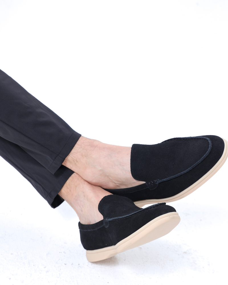 Men's Suede Loafers | Slip-On Dress Casual Shoes