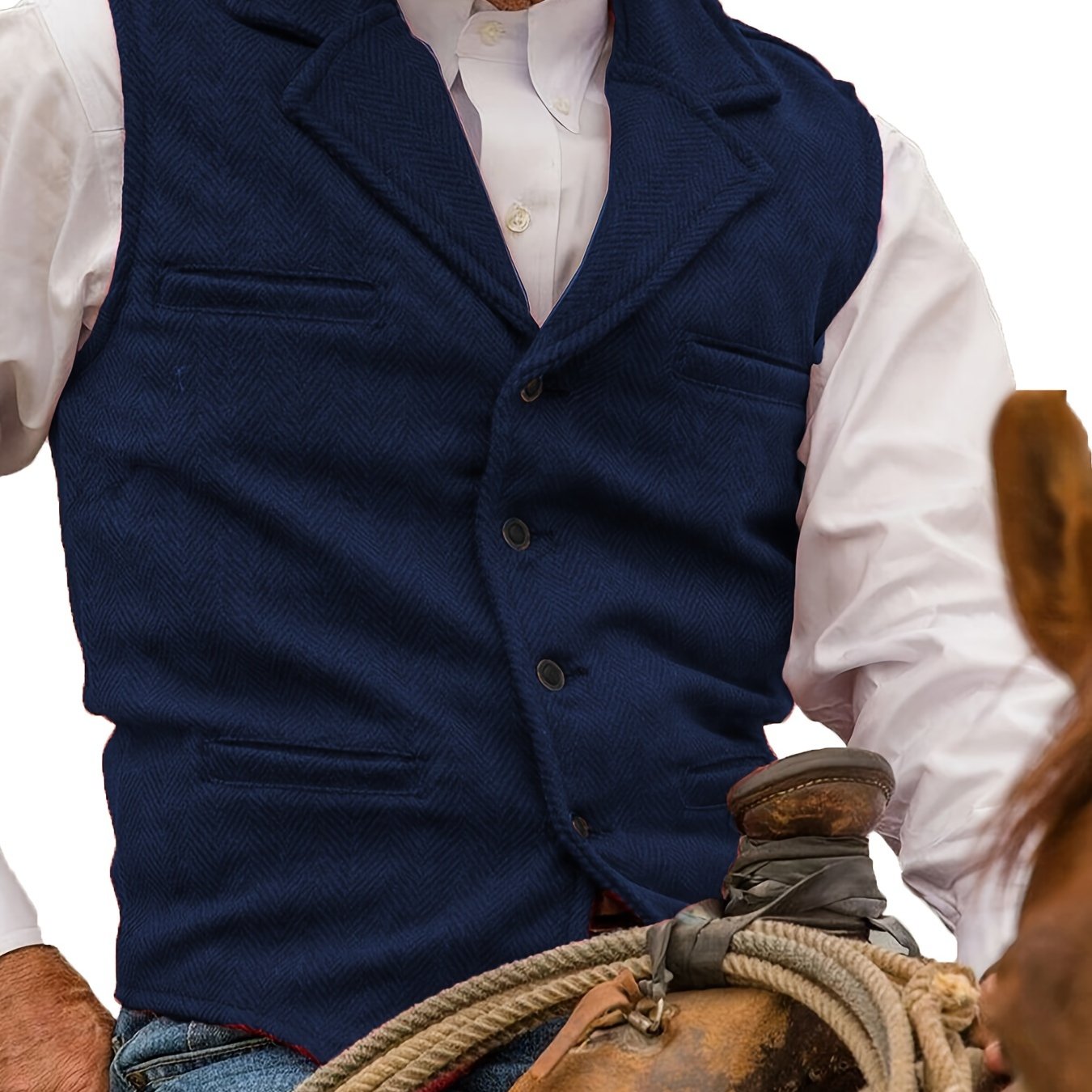 Men's Heritage Herringbone Vest