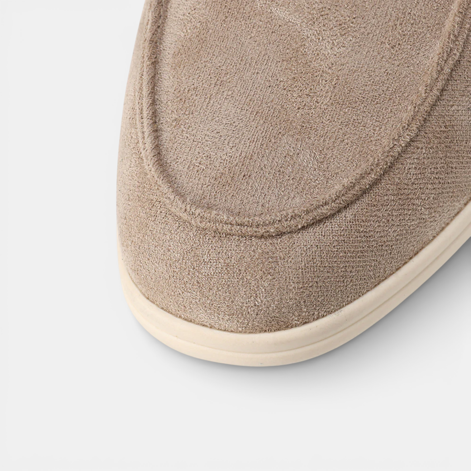 mens suede loafers | comfortable luxury summer shoes - back view